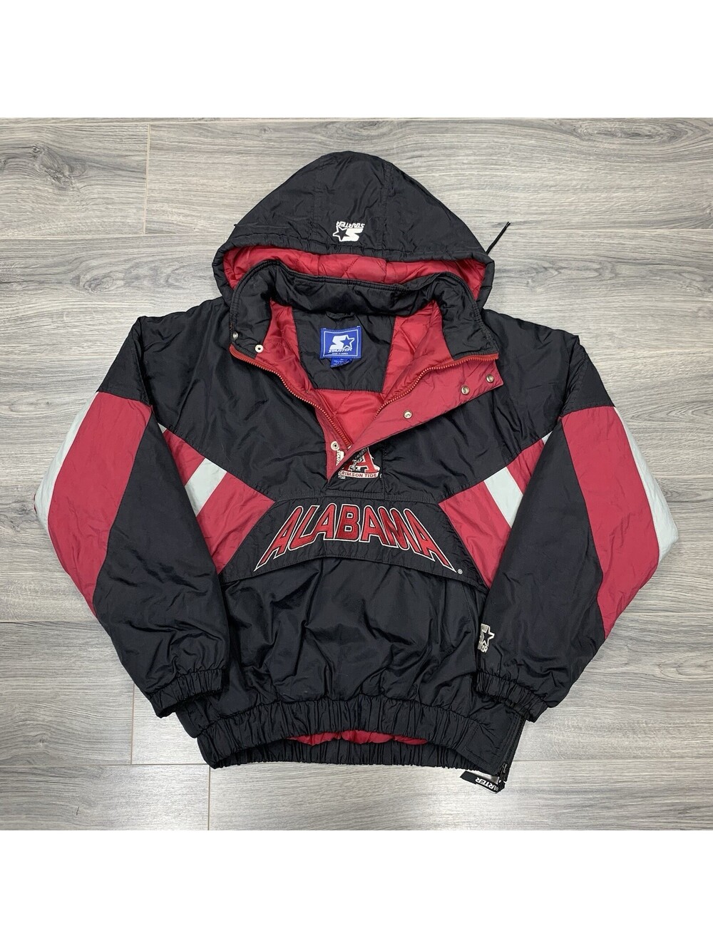 Vintage 1990S Starter Alabama Crimson Tide University Jacket Large Men’s Rare